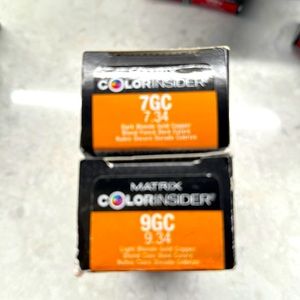 MATRIX ColorINSIDER No Ammonia permanent hair color 7GC & 9CG  2-2oz tubes  NEW